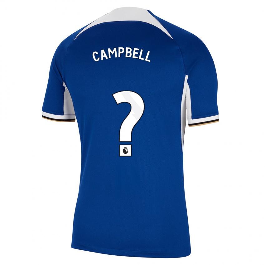 Dames Luke Campbell #0 Blauw Thuisshirt Thuistenue 2023/24 T-Shirt
