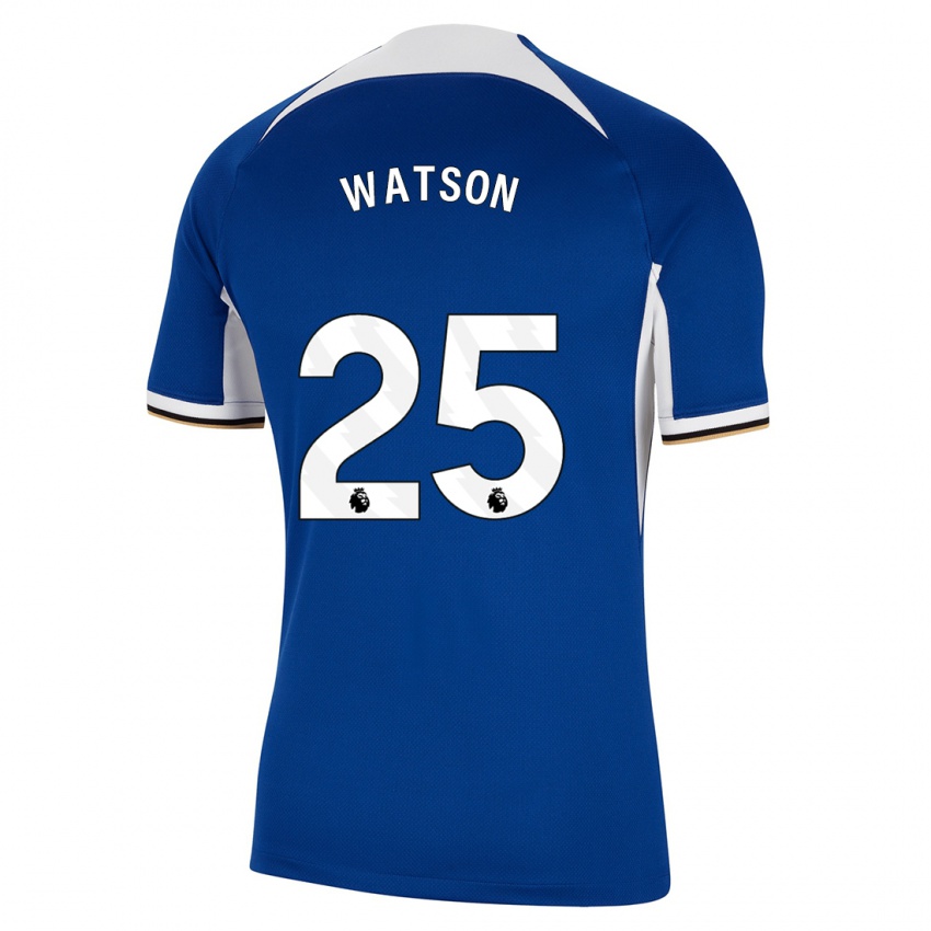 Dames Lucy Watson #25 Blauw Thuisshirt Thuistenue 2023/24 T-Shirt