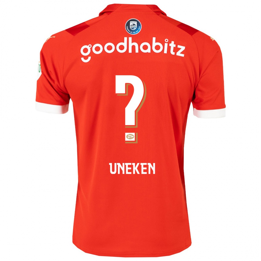 Dames Jesper Uneken #0 Rood Thuisshirt Thuistenue 2023/24 T-Shirt
