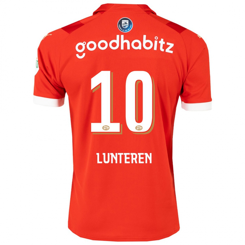 Dames Desiree Van Lunteren #10 Rood Thuisshirt Thuistenue 2023/24 T-Shirt