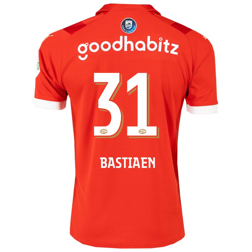 Dames Femke Bastiaen #31 Rood Thuisshirt Thuistenue 2023/24 T-Shirt