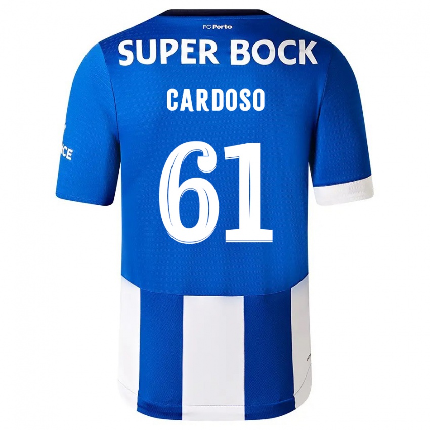 Dames Ivan Cardoso #61 Blauw Wit Thuisshirt Thuistenue 2023/24 T-Shirt