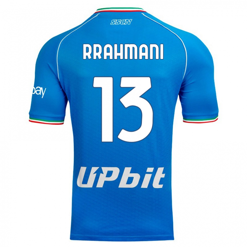 Dames Amir Rrahmani #13 Hemelsblauw Thuisshirt Thuistenue 2023/24 T-Shirt