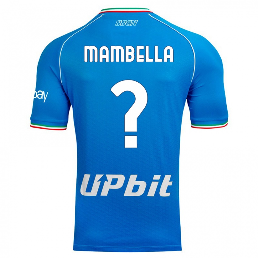 Dames Andrea Mambella #0 Hemelsblauw Thuisshirt Thuistenue 2023/24 T-Shirt