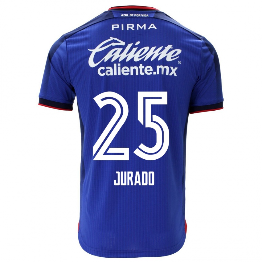 Dames Sebastian Jurado #25 Blauw Thuisshirt Thuistenue 2023/24 T-Shirt