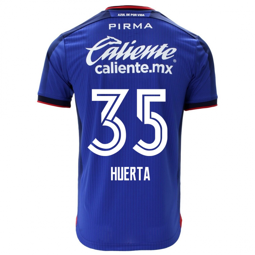 Dames Renata Huerta #35 Blauw Thuisshirt Thuistenue 2023/24 T-Shirt