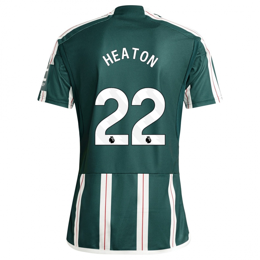 Dames Tom Heaton #22 Donkergroen Uitshirt Uittenue 2023/24 T-Shirt