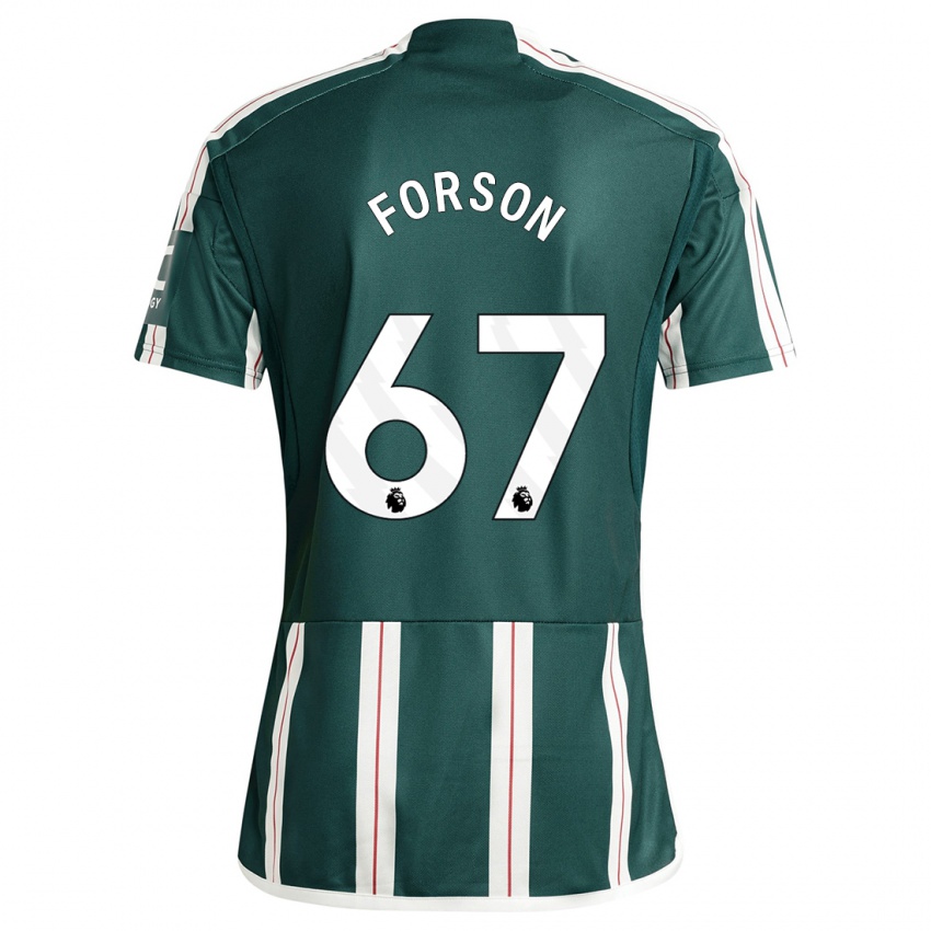 Dames Omari Forson #67 Donkergroen Uitshirt Uittenue 2023/24 T-Shirt