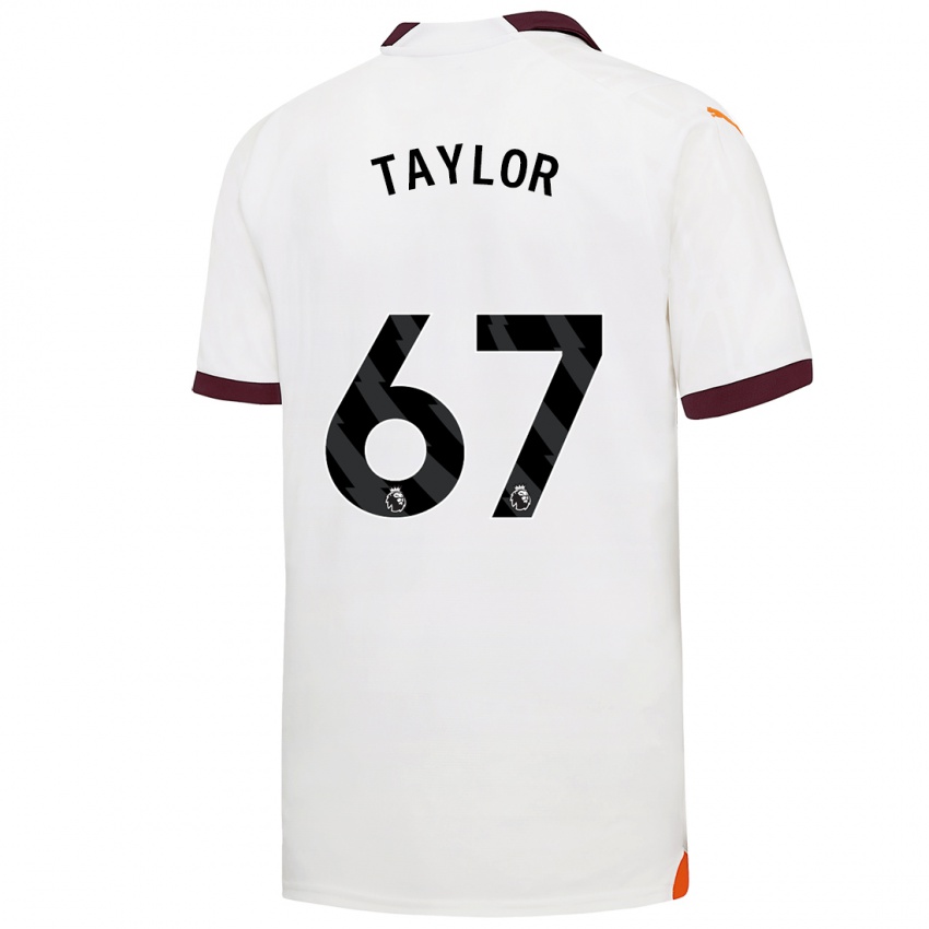 Dames Kane Taylor #67 Wit Uitshirt Uittenue 2023/24 T-Shirt
