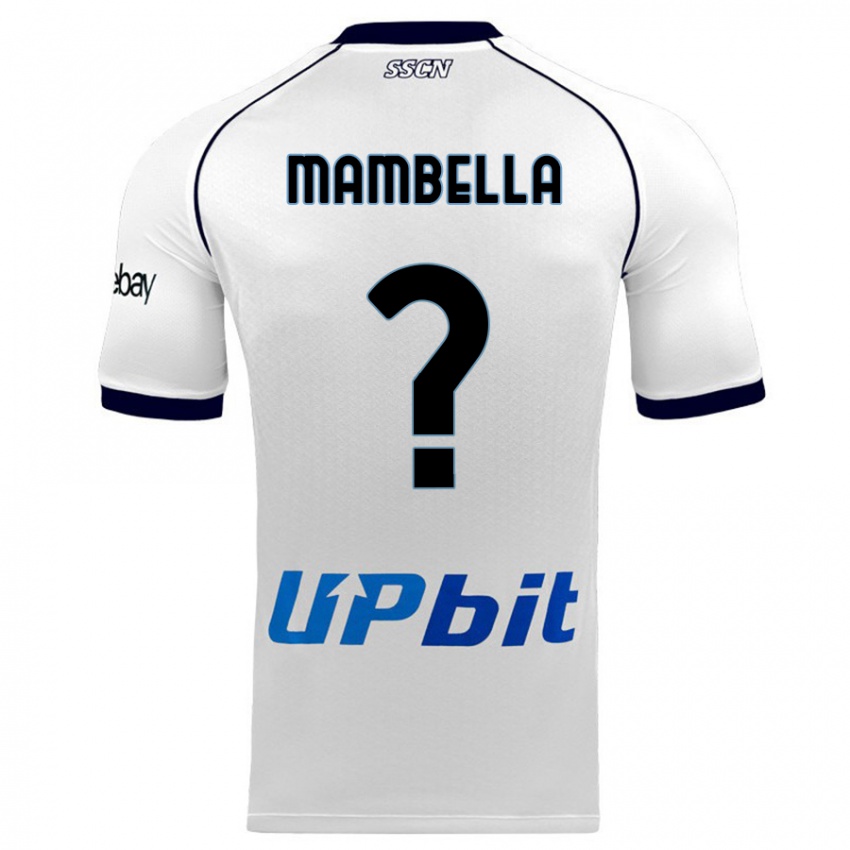 Dames Andrea Mambella #0 Wit Uitshirt Uittenue 2023/24 T-Shirt