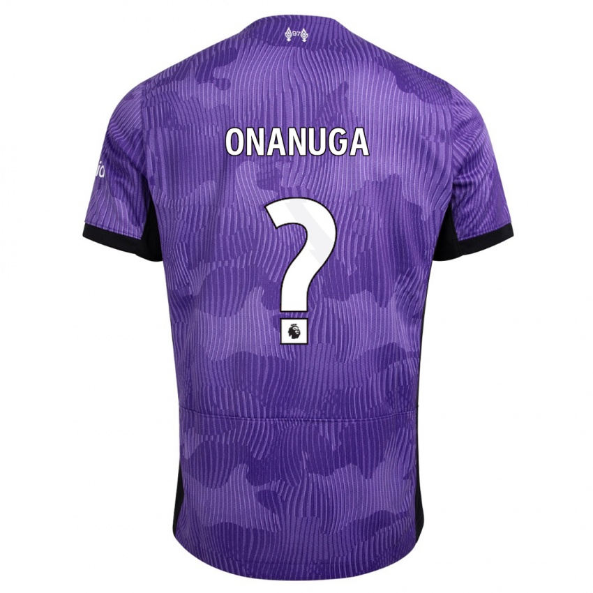 Dames Fola Onanuga #0 Paars Thuisshirt Derde Tenue 2023/24 T-Shirt