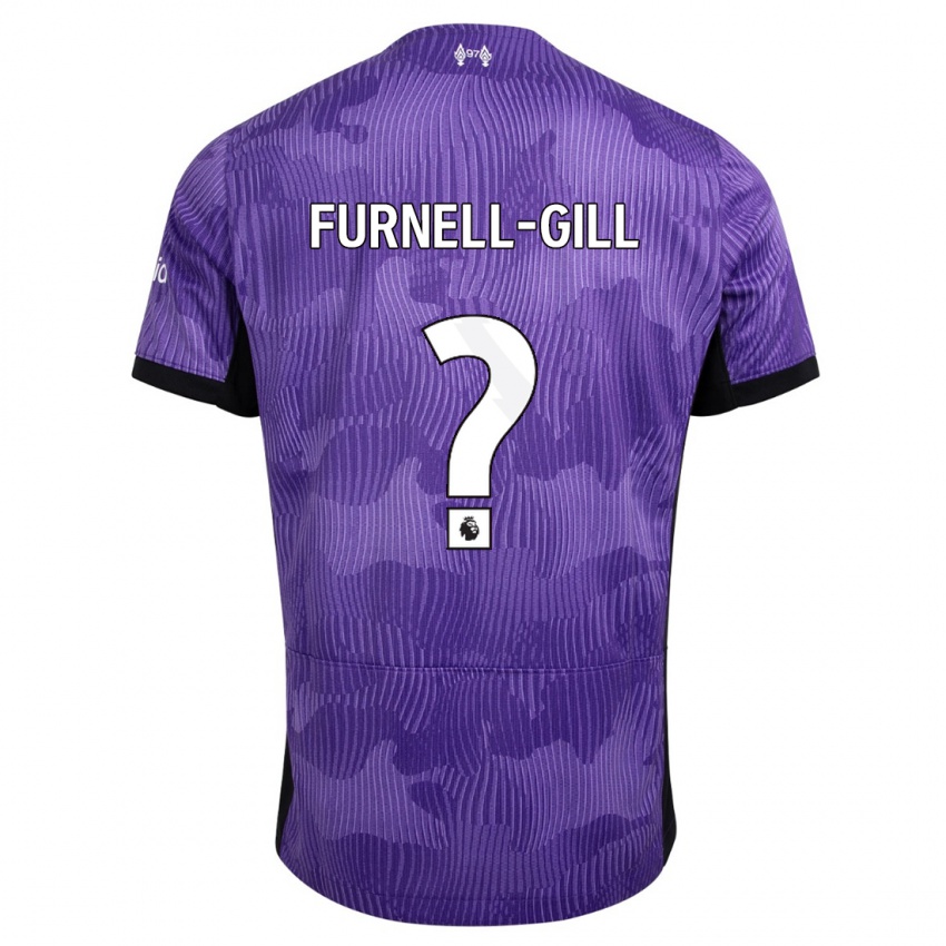 Dames Luca Furnell-Gill #0 Paars Thuisshirt Derde Tenue 2023/24 T-Shirt