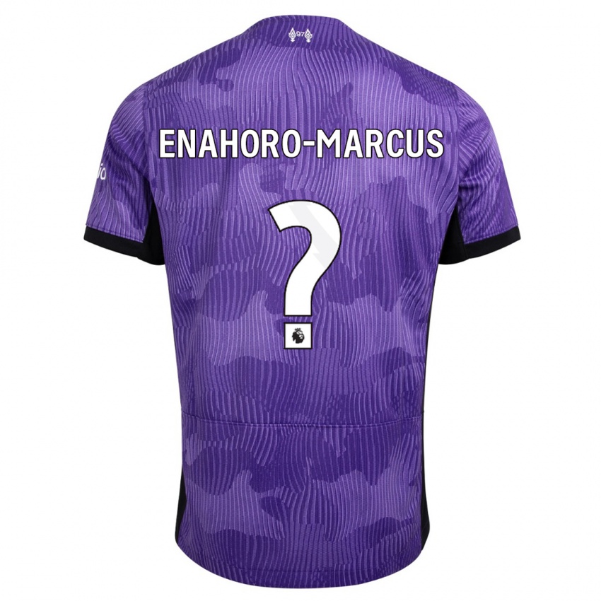 Dames Louis Enahoro-Marcus #0 Paars Thuisshirt Derde Tenue 2023/24 T-Shirt