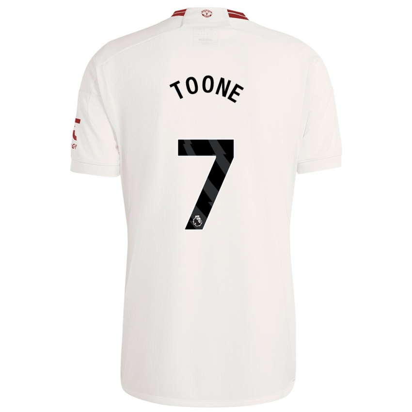 Dames Ella Toone #7 Wit Thuisshirt Derde Tenue 2023/24 T-Shirt