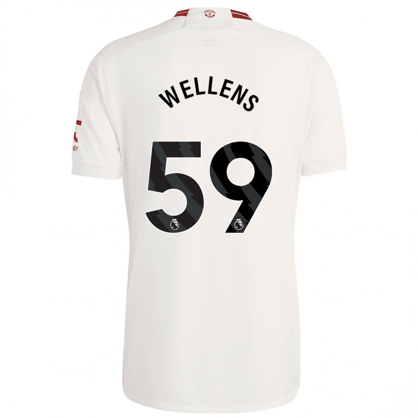 Dames Charlie Wellens #59 Wit Thuisshirt Derde Tenue 2023/24 T-Shirt