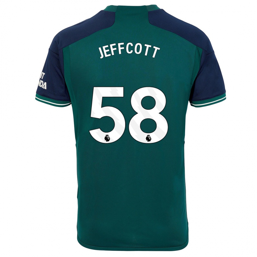 Dames Henry Jeffcott #58 Groente Thuisshirt Derde Tenue 2023/24 T-Shirt