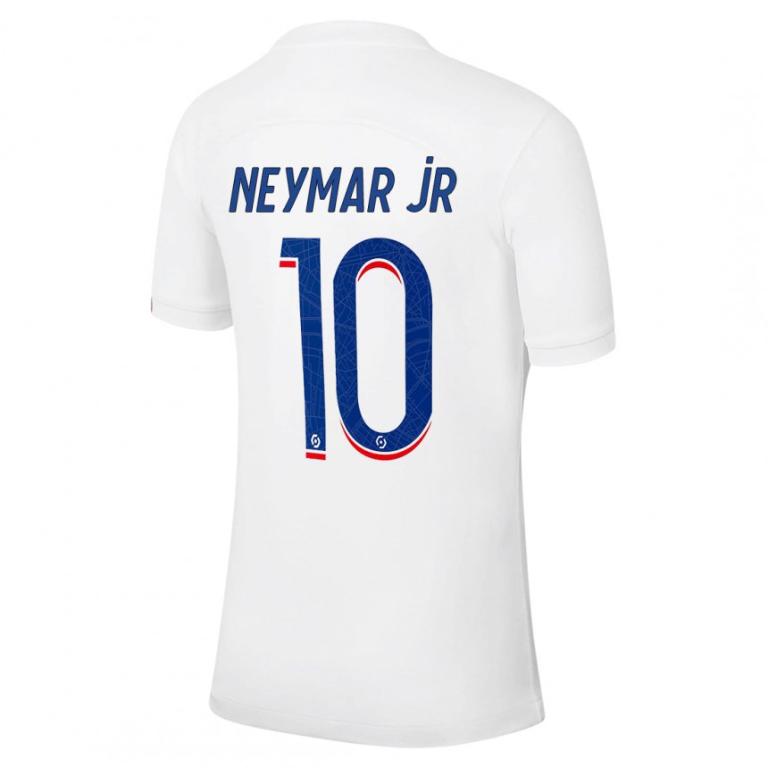 versieren laten vallen Naar behoren Kinderen Neymar #10 Wit Blauw Thuisshirt Derde Tenue 2022/23 T-Shirt
