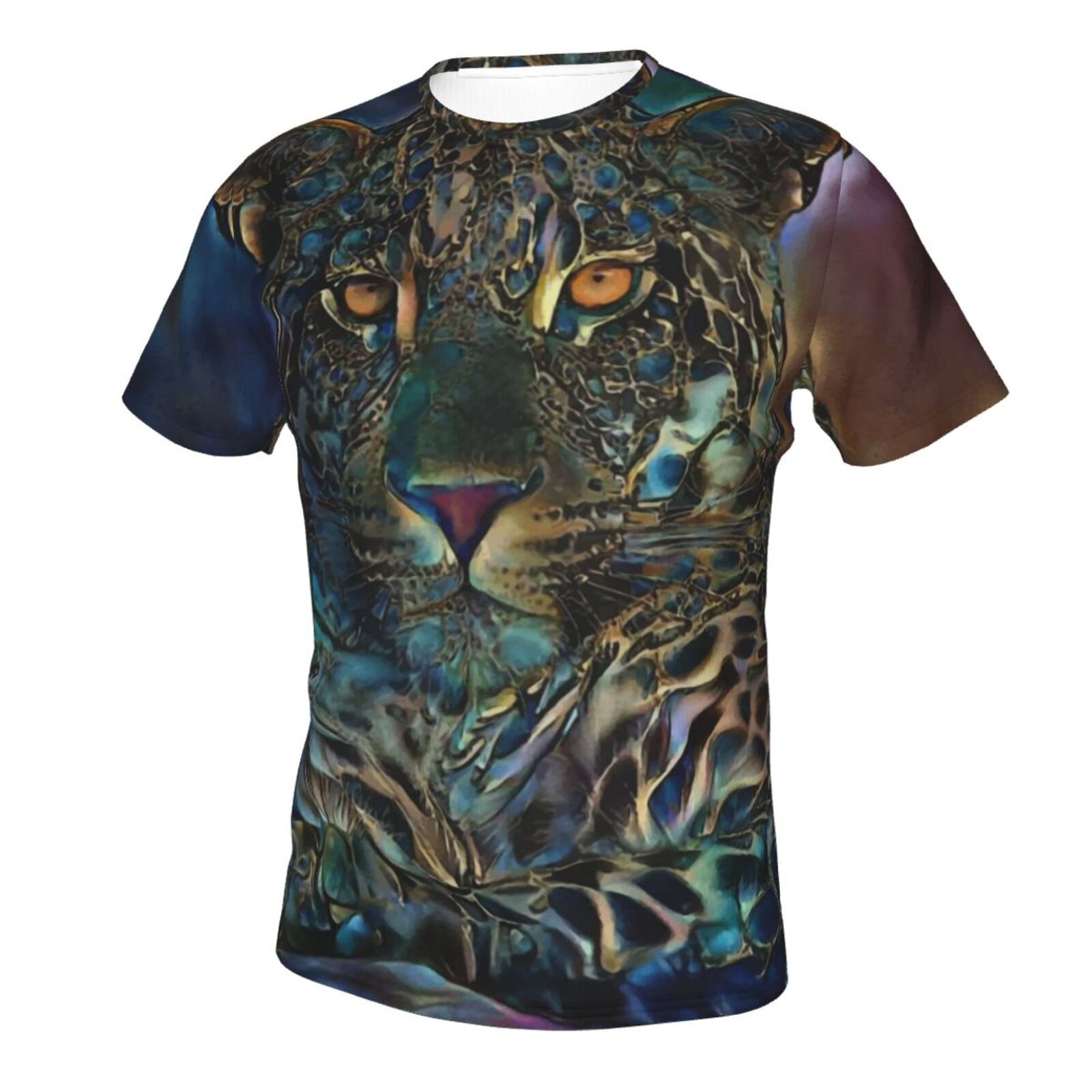 Laria Leopard Mix Mdeia-elementen Klassiek T-shirt