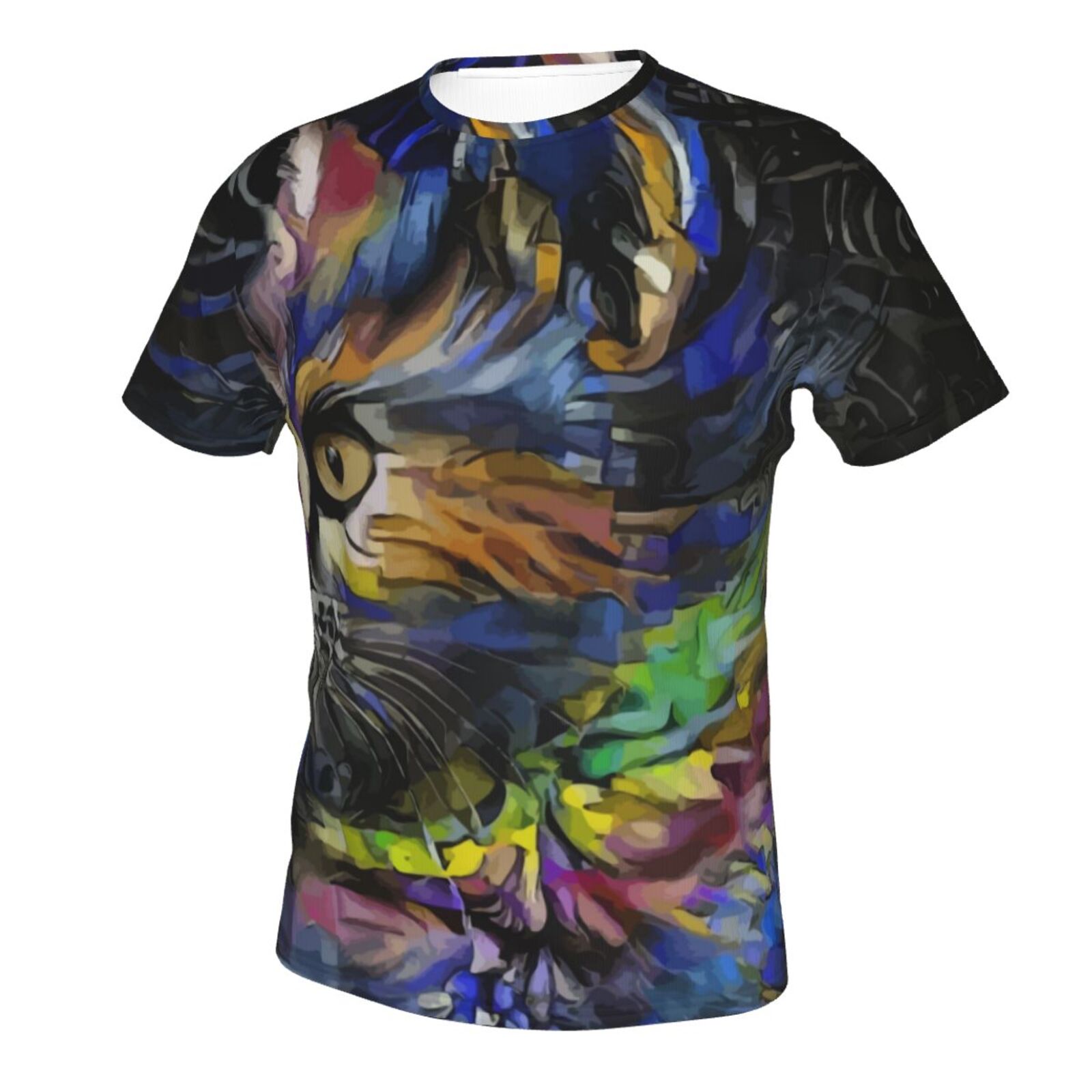 Ogour Kat Mix Mdeia-elementen Klassiek T-shirt