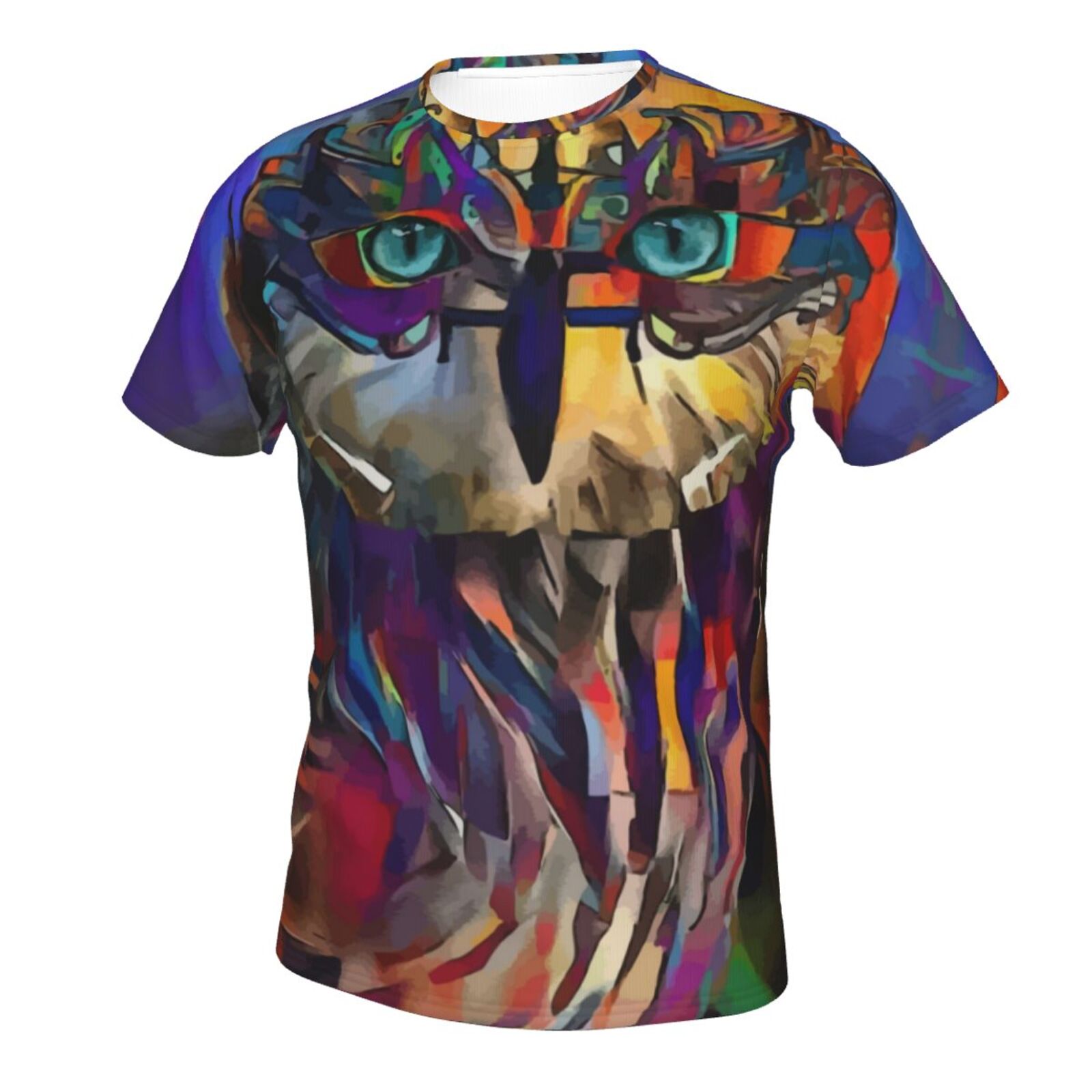 Chaman Owl Mix Mdeia-elementen Klassiek T-shirt