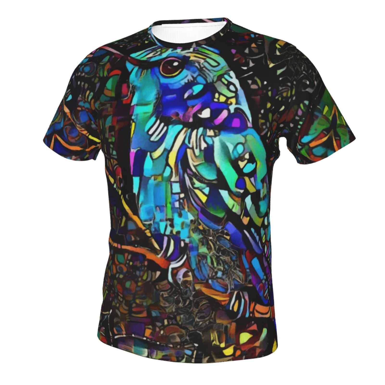 Petit-coli Bird Mix Mdeia-elementen Klassiek T-shirt